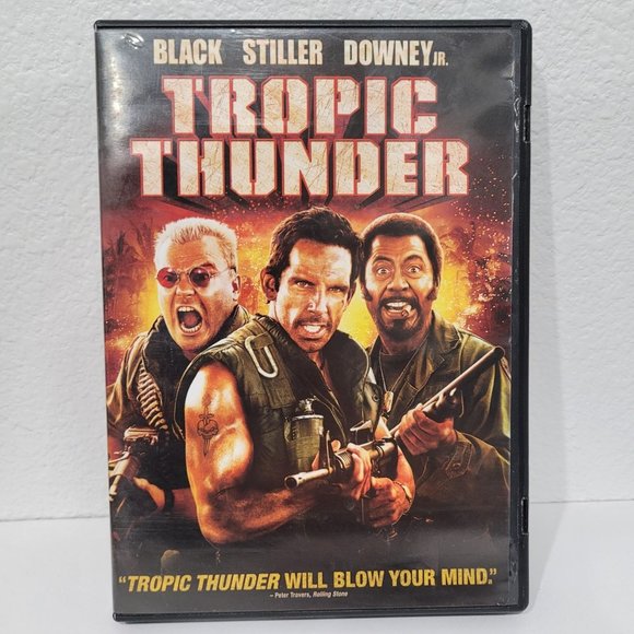 Tropic Thunder Ben Stiller 2008 Widescreen DVD - Picture 1 of 4